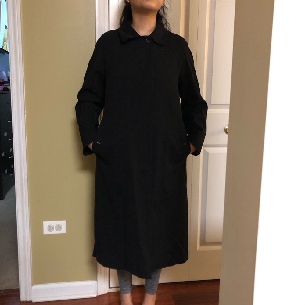 Burberry single-breasted trench coat. Vintage.